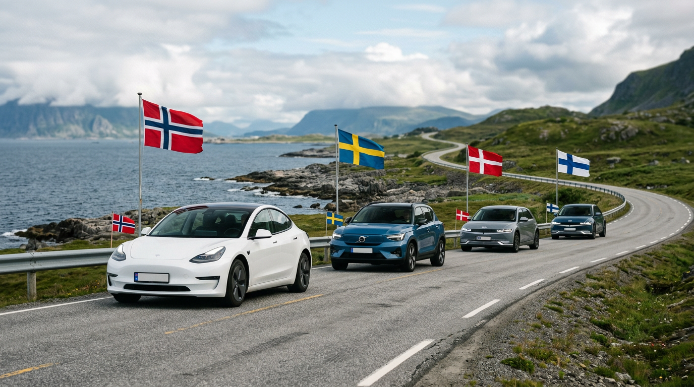 Fyra länder, fyra kurvor — och ett tydligt mönster