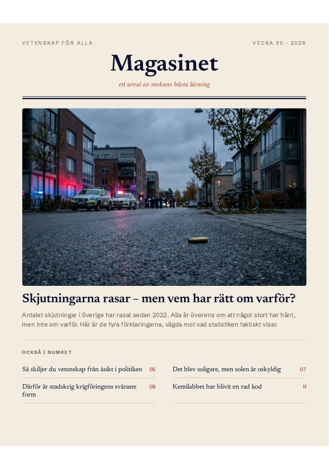 Omslag — Vecka 30 · 2026