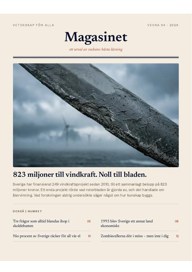 Omslag — Vecka 34 · 2026