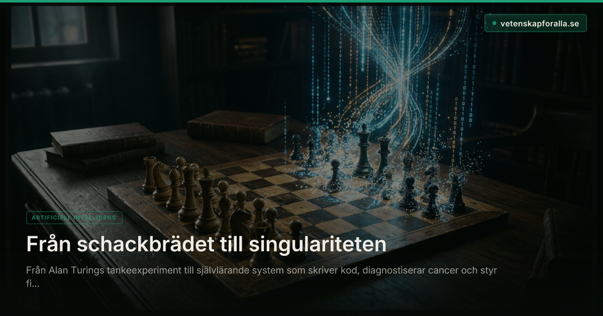 Från schackbrädet till singulariteten