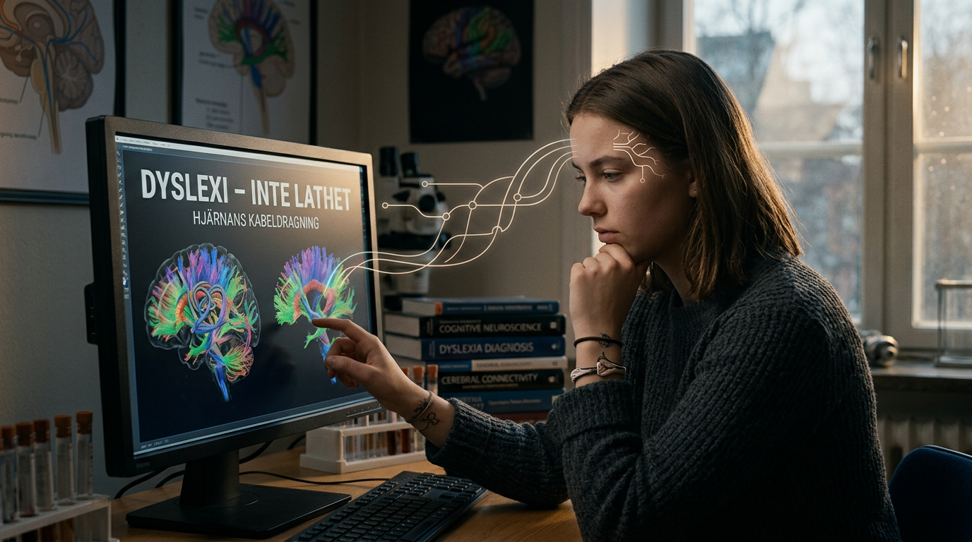Dyslexi är inte lathet – det är hjärnans kabeldragning