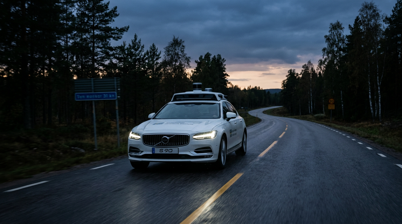 Robotbilen slår mänskliga förare – men inte i skymning