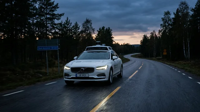Robotbilen slår mänskliga förare – men inte i skymning