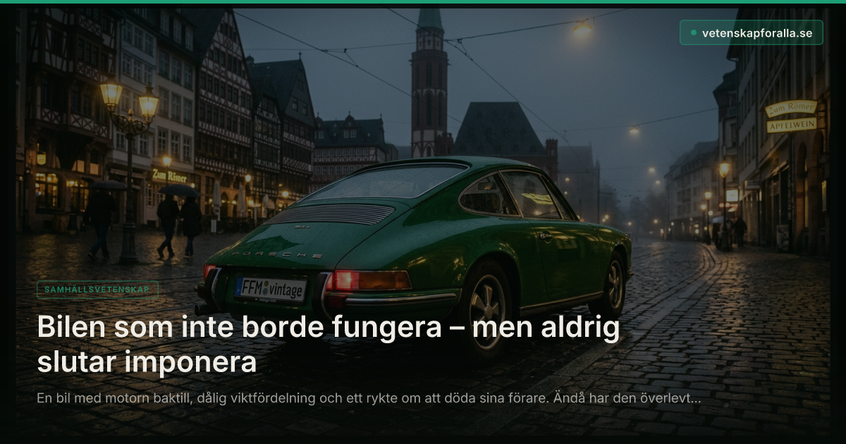 Bilen som inte borde fungera – men aldrig slutar imponera
