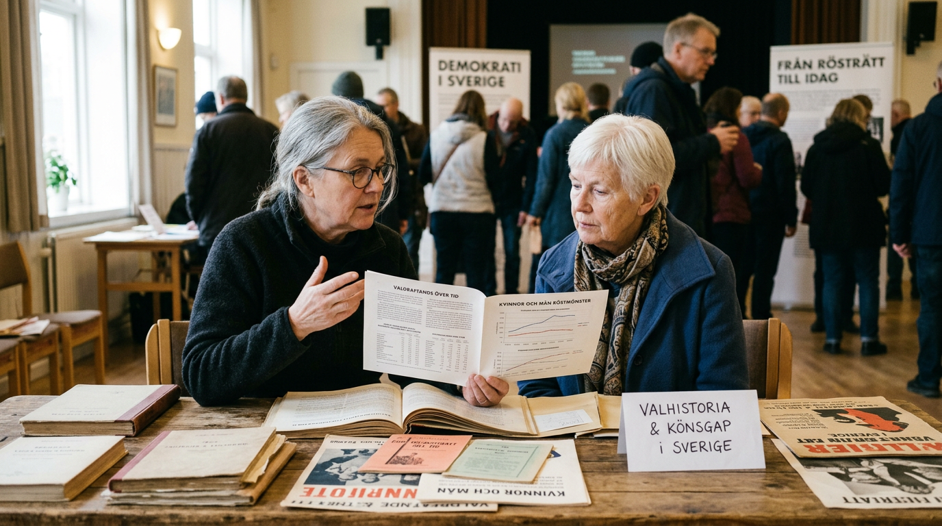 Kvinnor brukade rösta mer till höger än männen
