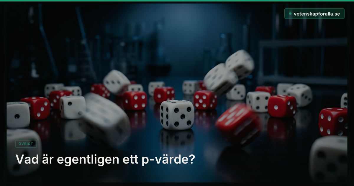 P-värde förklarat — vad det betyder