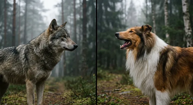 Vargen tystnade, men din collie slutar aldrig prata