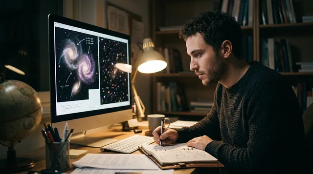 Galaxerna dansar i takt – vem dirigerar?