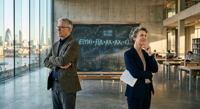 Två nobelpristagare, samma formel, tio gånger isär