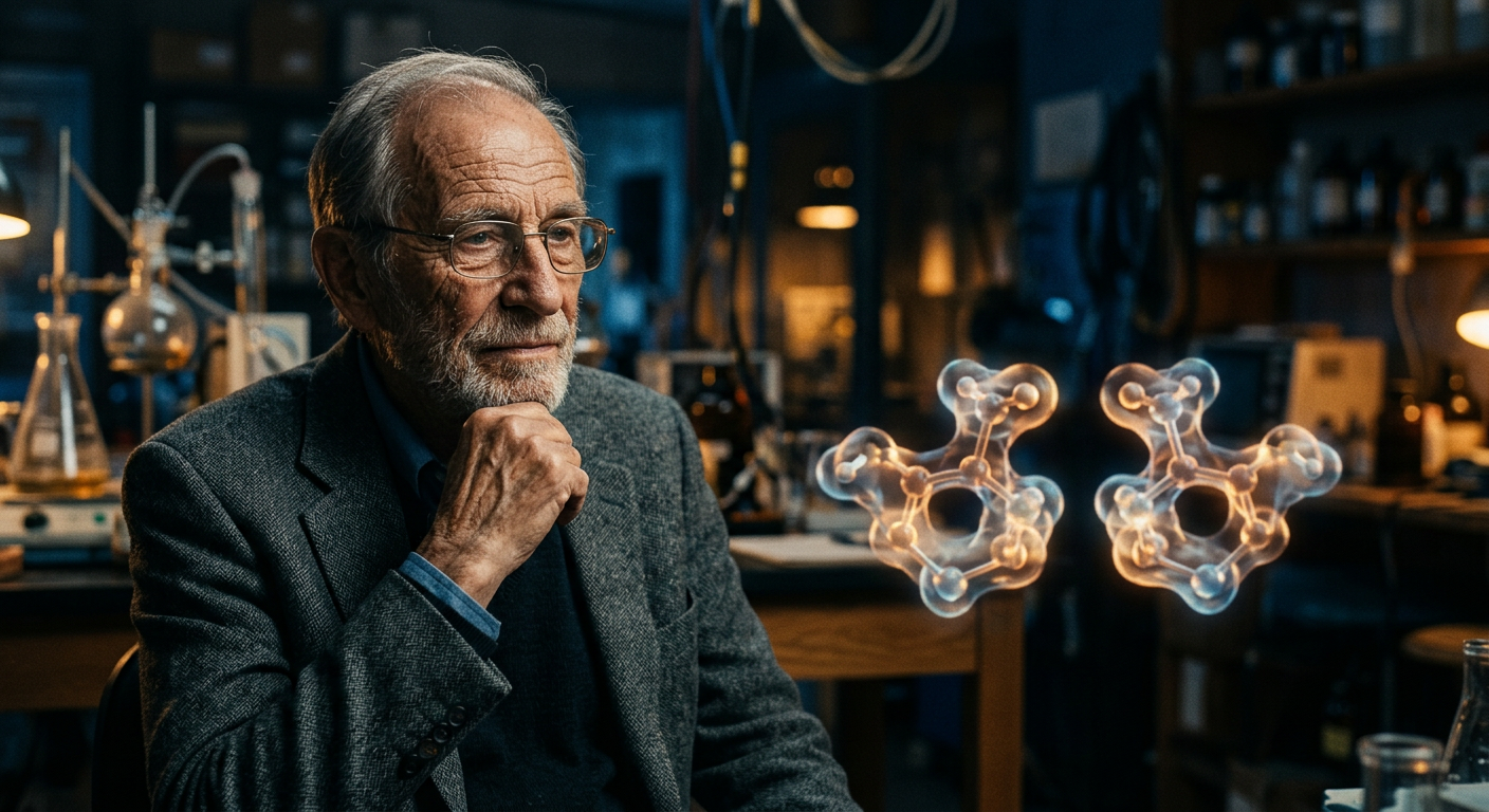 Förbigången 2001, nobelpristagare som 95-åring